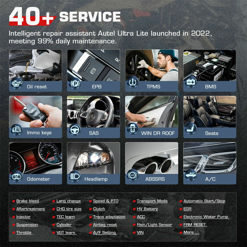 Autel Maxisys Ultra Lite OBD2 Diagnosegerät für Fahrzeugsysteme
