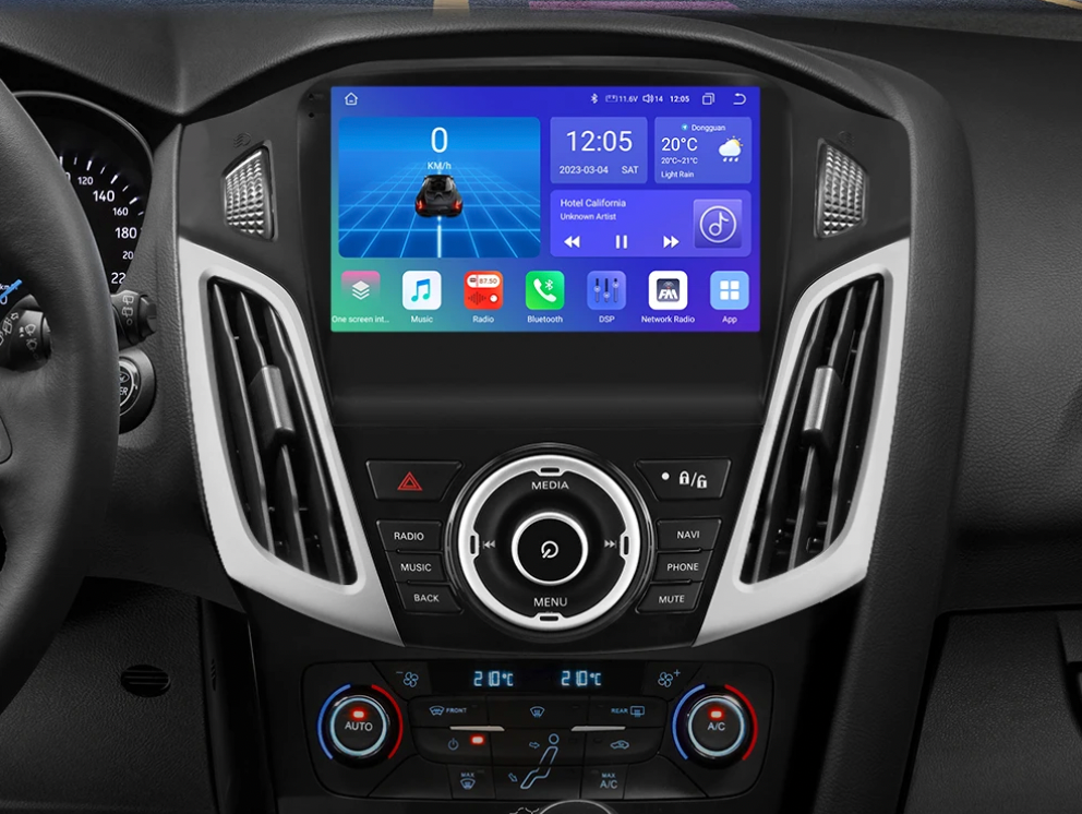 Android Autoradio für Ford Focus 2012-2018 mit Wireless CarPlay & Android Auto