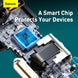 Baseus 120W Autoladegerät QC3,0 PD3,0 USB Telefon Auto Ladegerät Für iPhone 12 Pro Samsung Xiaomi Expansion port Handy Ladegerät