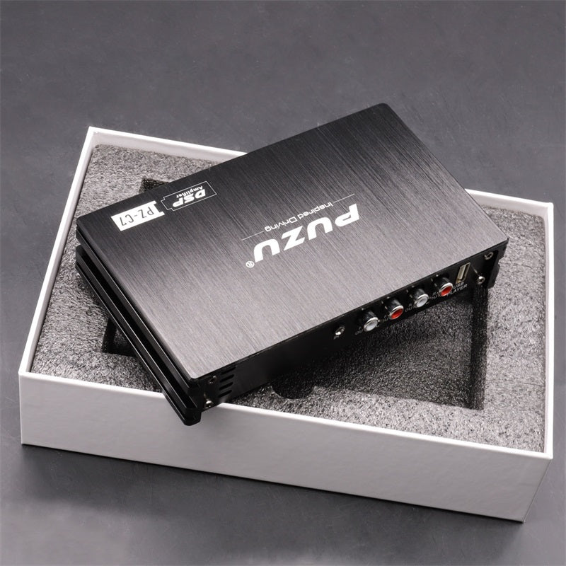 PUZU PZ-6509S Automobil Audio Passiv 2 Teiler Paket Lautsprechers ystem Mid Woofer High Pitch Teiler + Puzu PZ-C7 Auto DSP Amp