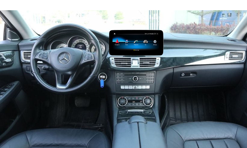Android Autoradio für Mercedes Benz C-Klasse W218/C218 und CLS W218/C218 2012-2013 mit Wireless CarPlay, Android Auto & DAB+
