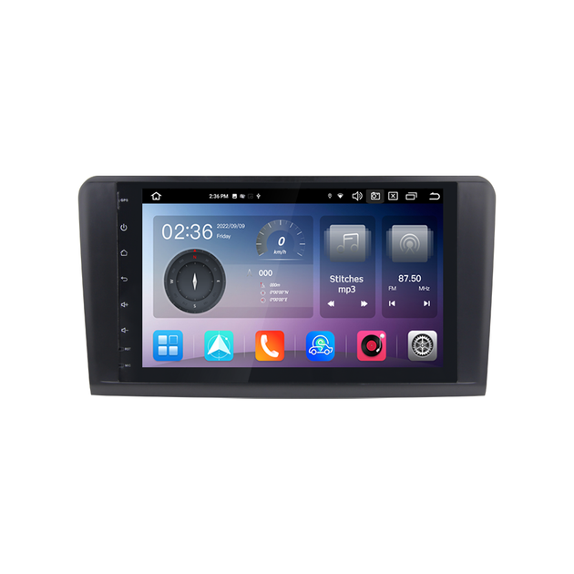 Android Autoradio für Mercedes Benz ML W164 und GL X164 2005-2012 mit Wireless CarPlay, Android Auto & DAB+