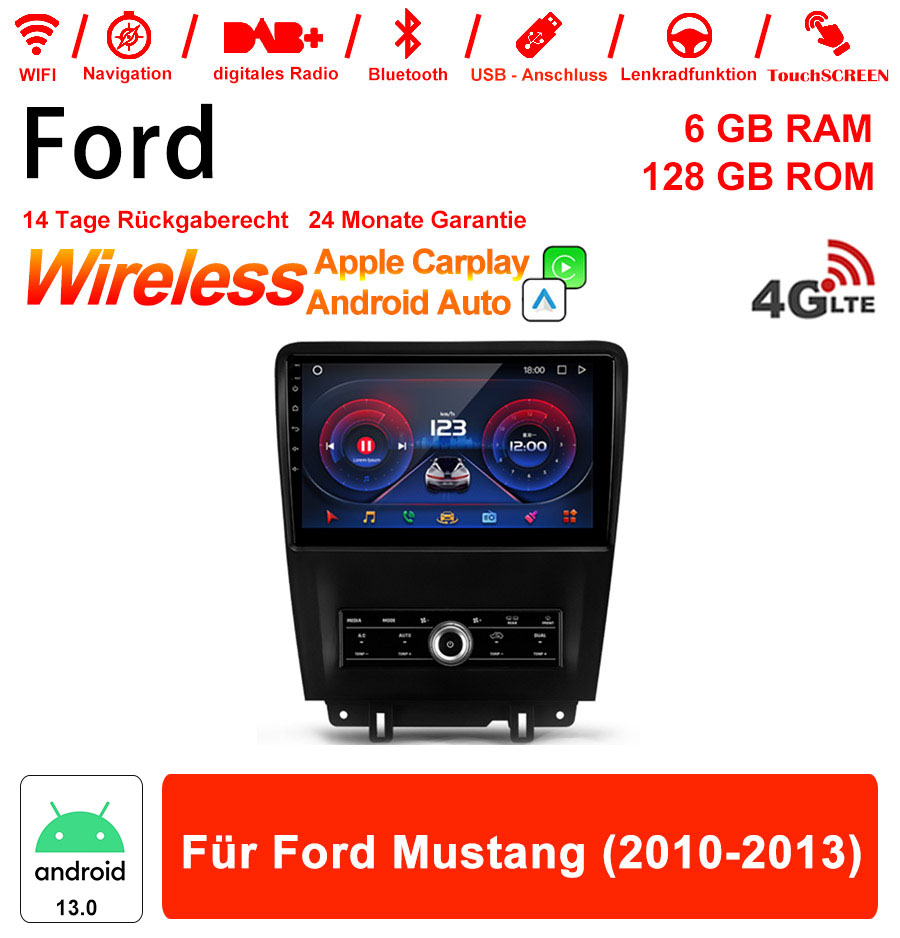 Android Autoradio für Ford Mustang 2010-2013 mit Wireless CarPlay & Android Auto