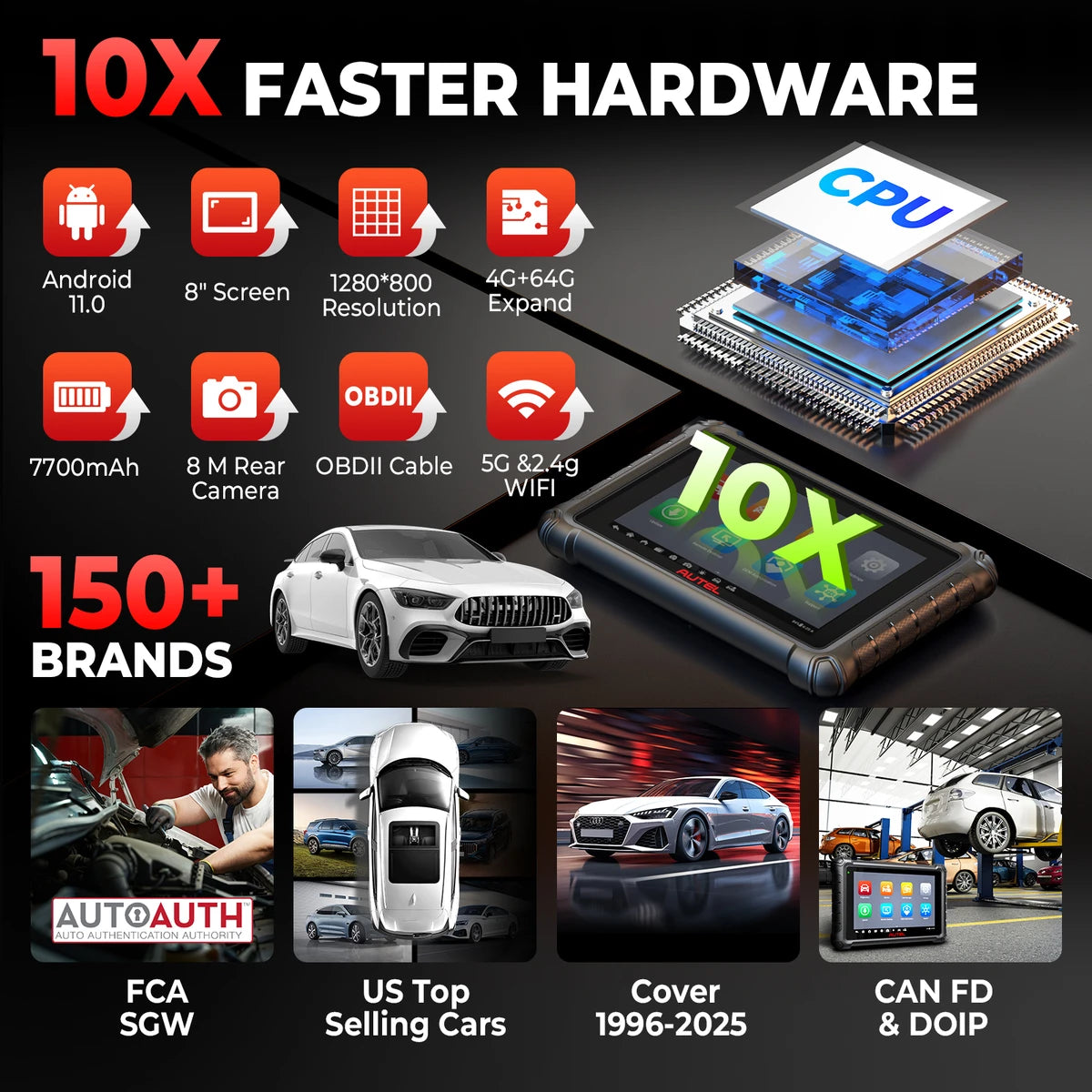 Autel MX900 OBD2 Diagnosegerät für Fahrzeugsysteme