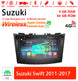 Android Autoradio für Suzuki Swift 2011-2017 mit WiFi, NAVI und DAB+