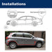HD CCD Nachtsicht Rückfahrkamera für Hyundai Tucson JM 2004-2010