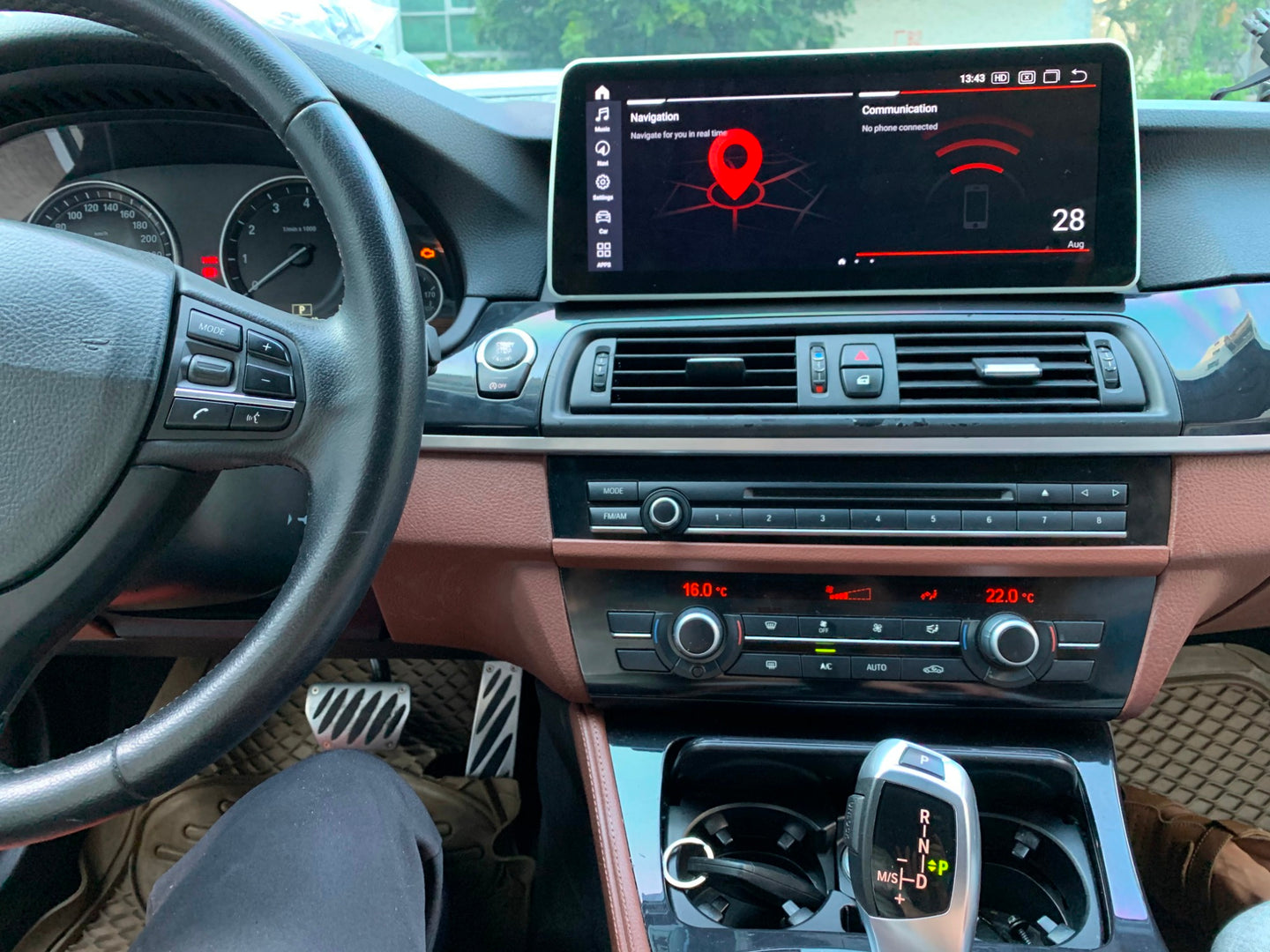 Android Autoradio für BMW 7er F01/F02 2013-2015 mit Wireless CarPlay, Android Auto & DAB+