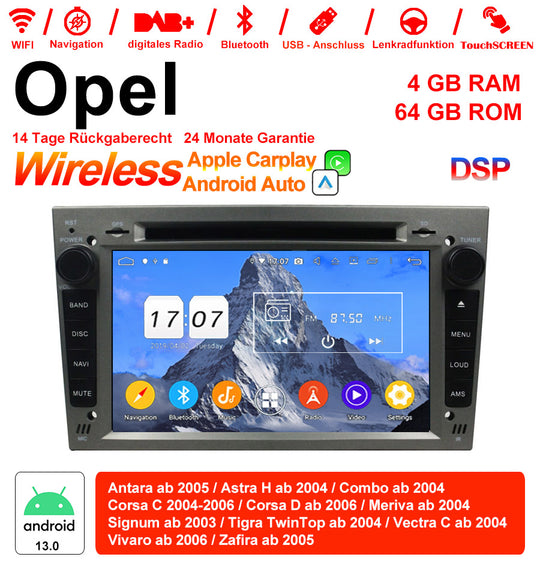 Android Autoradio für Opel Astra, Antara, Corsa, Vectra, Zafira, Meriva mit Wireless CarPlay & Android Auto