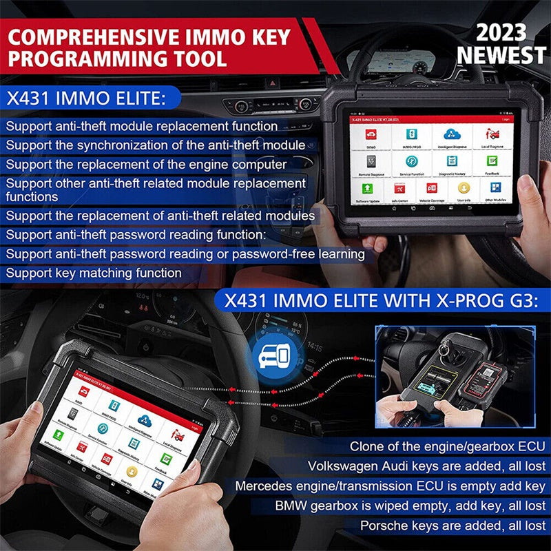 LAUNCH X431 IMMO Elite Diagnosegerät mit Programmierfunktionen