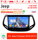 Android Autoradio für Jeep Compass 2016-2017 mit Wireless CarPlay & Android Auto