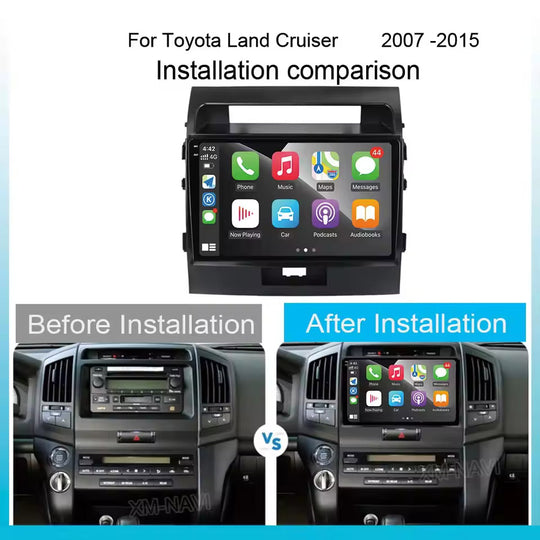 Android Autoradio für Toyota Land Cruiser (2007-2015) mit Wireless CarPlay & Android Auto