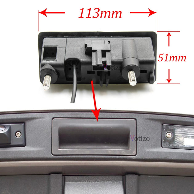 AHD Nachtsicht Rückansicht Kamera für VW Sharan (2010-2019)