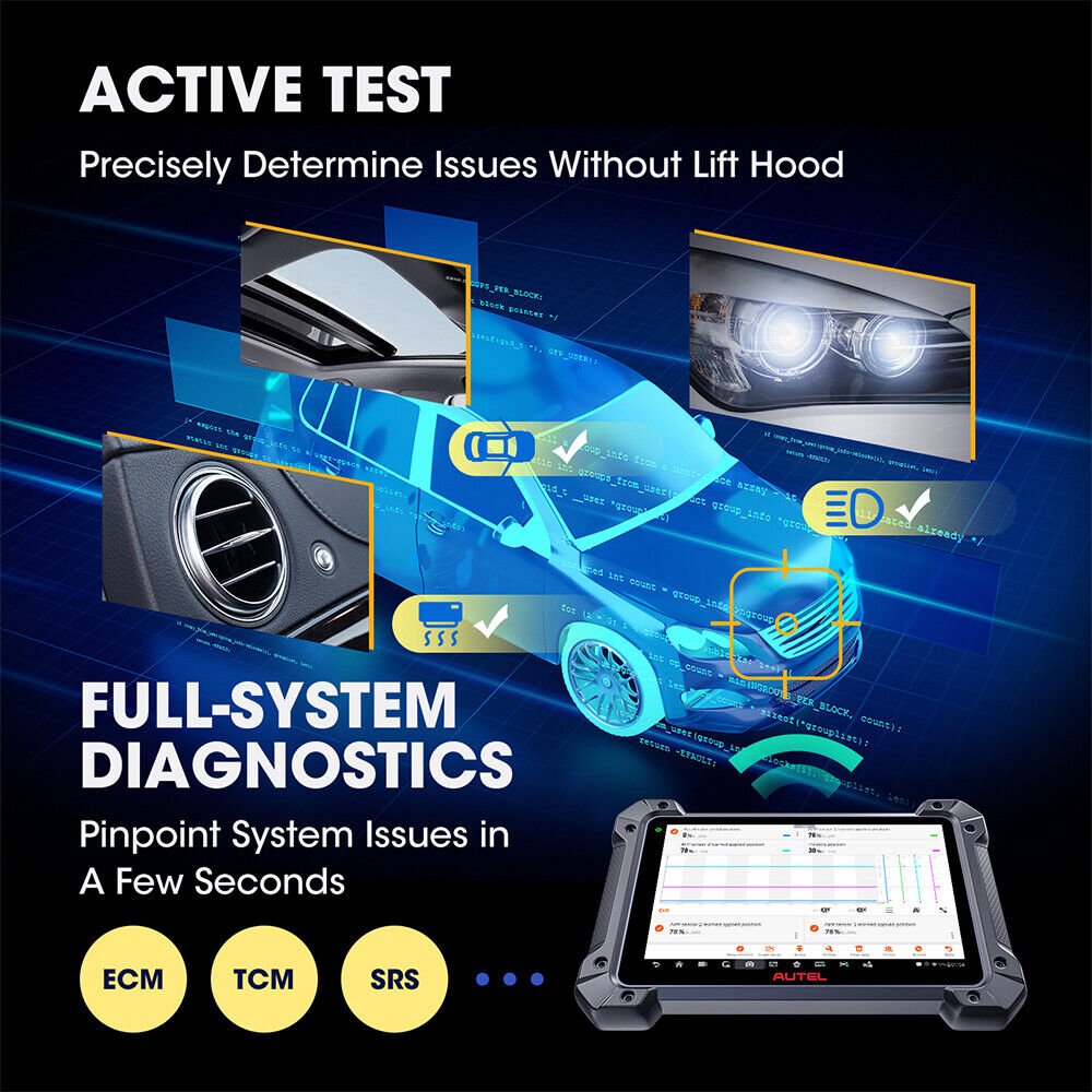 Autel MK908PII OBD2 Diagnosegerät für Fahrzeugsysteme