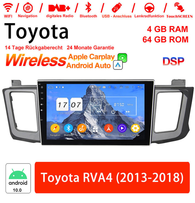Android Autoradio für Toyota RAV4 2013-2018 mit Wireless CarPlay & Android Auto