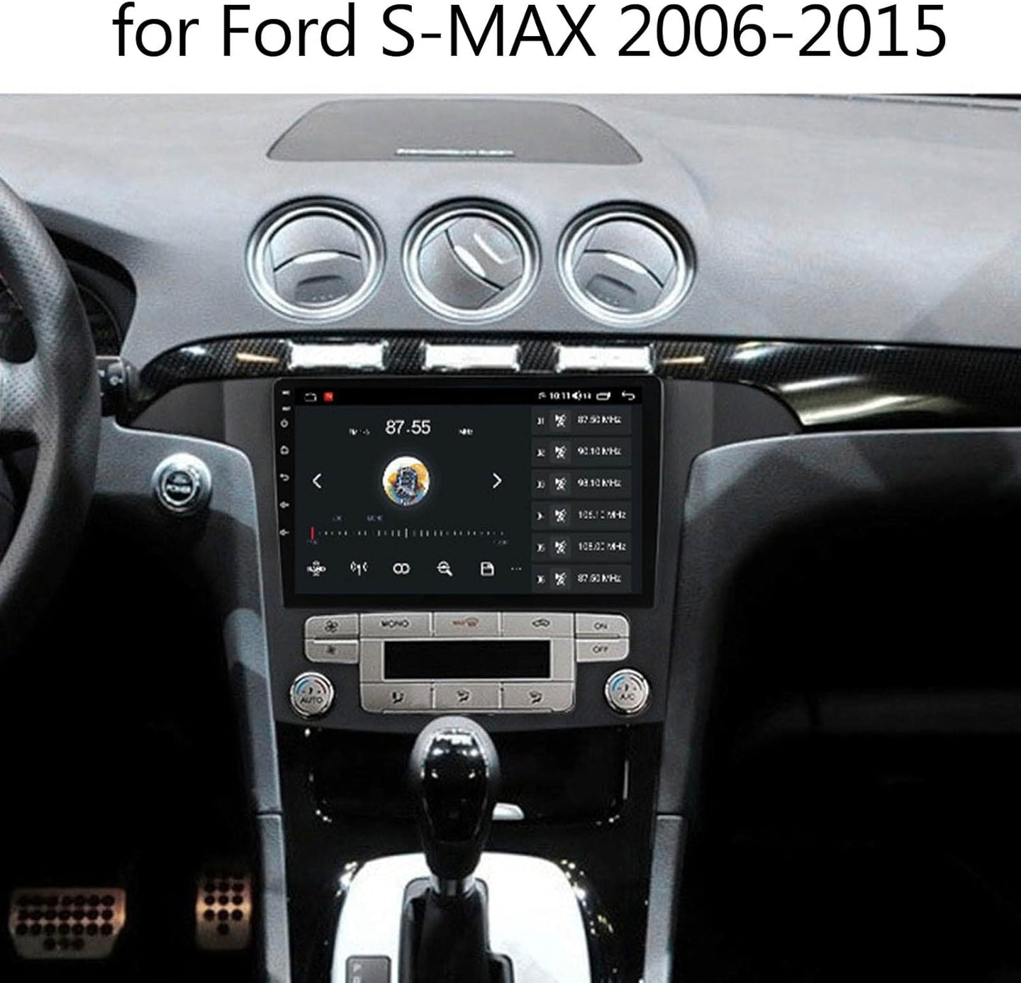 Android Autoradio für Ford S-Max 2006-2015 mit Wireless CarPlay & Android Auto