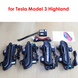 Kabelloser automatischer Türgriff für Tesla Model Y 3/3 Highland Colorful LED Lights 4-Türer-Lenker