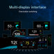 HD C1 OBD2 HUD Auto Head-Up-Display mit GPS, Digitale Geschwindigkeitsanzeige, KMH/MPH, RPM & Übergeschwindigkeitsalarm, Plug & Play