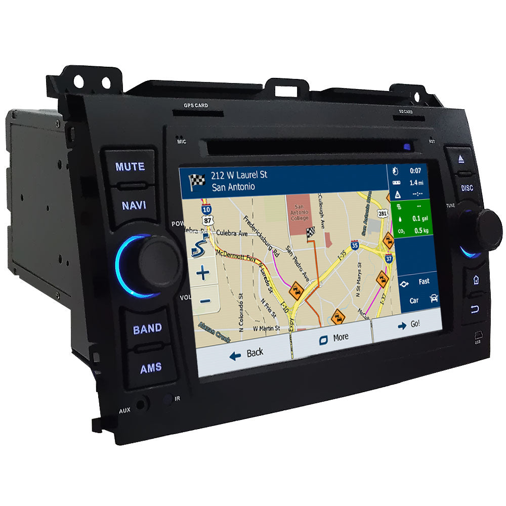 Android Autoradio für Toyota Prado LC120 2004-2010 mit Wireless CarPlay & Android Auto