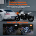 4K Motorrad-Dashcam mit GPS & IP67, 160° Weitwinkel, WLAN‑Fernbedienung