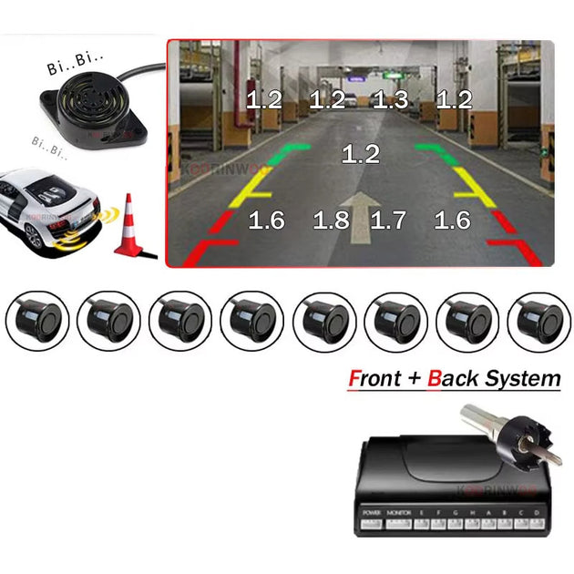 Smart Partronics Parkassistent mit Sensoren
