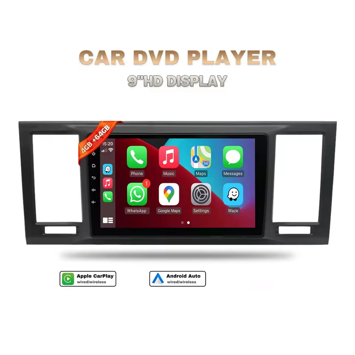 Android Autoradio für VW Caravelle 6 T6 2015-2020 mit Wireless CarPlay & Android Auto