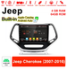 Android Autoradio für Jeep Cherokee 2007–2016 mit CarPlay und Android Auto, DSP, 10 Zoll Display, Android 13.0, 4GB RAM und 64GB ROM