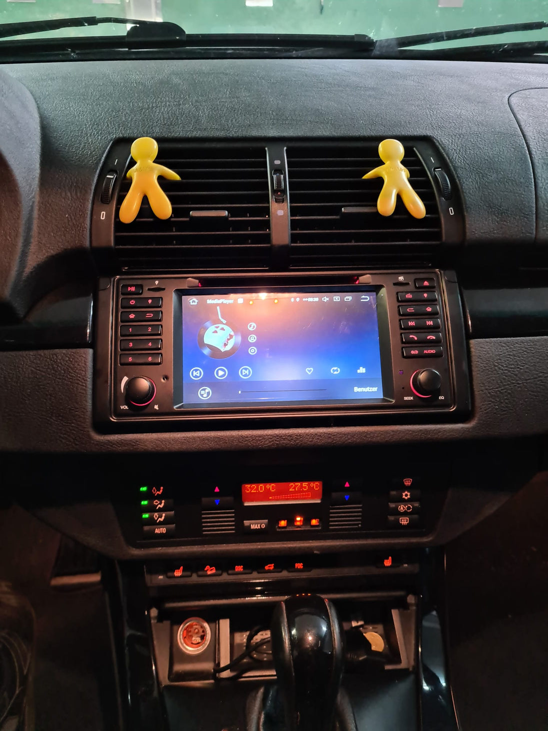 Android Autoradio für BMW 5er E39, X5 E53 und M5 E39 1996-2007 mit Wireless CarPlay, Android Auto & DAB+