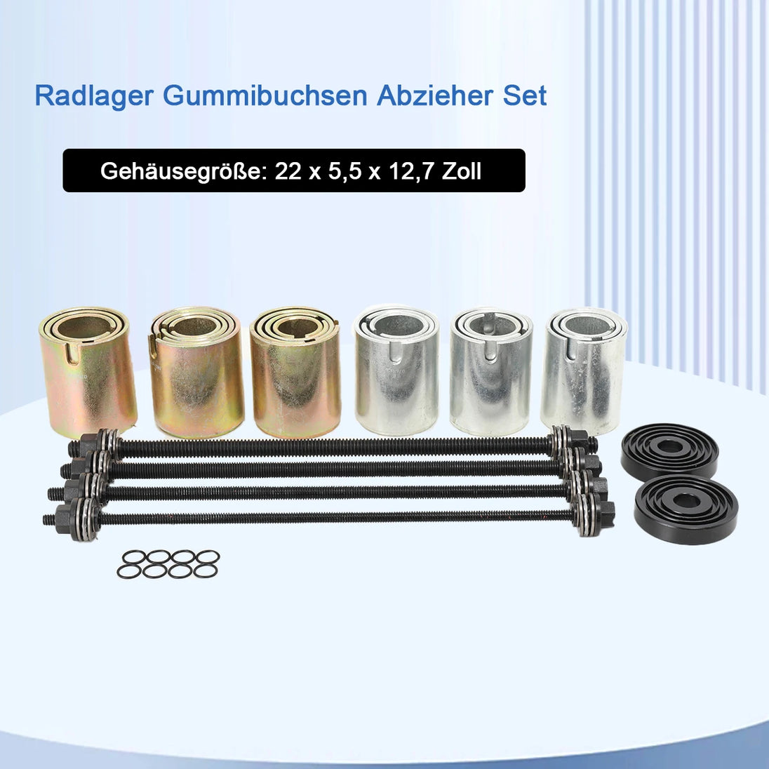 26-teiliges Universal-Press- und Zughülsen-Set, Auto-Entfernung, Installationsbuchsen, Lager, Werkzeug für...