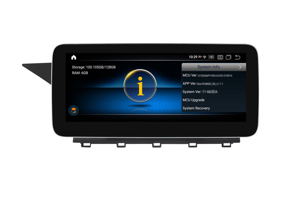 Android Autoradio für Mercedes Benz C-Klasse W204 2011-2014 mit Wireless CarPlay, Android Auto & DAB+