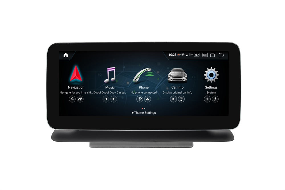 Android Autoradio für Mercedes Benz C-Klasse W218/C218 und CLS W218/C218 2014-2017 mit Wireless CarPlay, Android Auto & DAB+