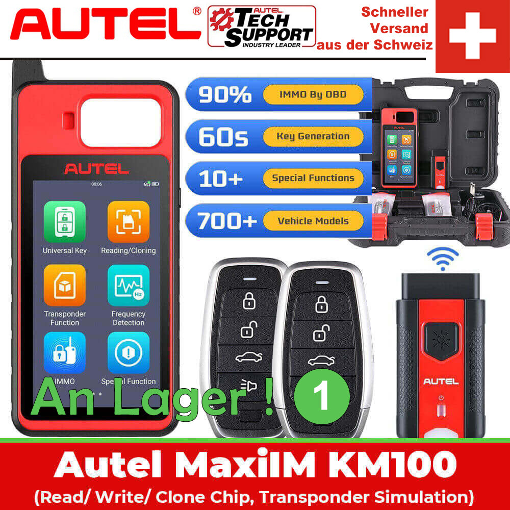 Autel KM100E IMMO- und Schlüsselprogrammiergerät