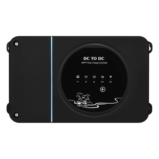 Powmr mppt 30a rv controller 12v 24v solar laderegler dc zu dc batterie ladegerät auto max solar eingangs leistung 450w 900w
