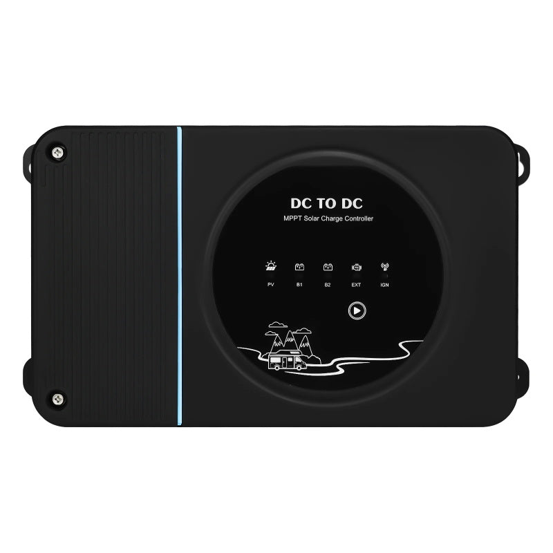Powmr mppt 30a rv controller 12v 24v solar laderegler dc zu dc batterie ladegerät auto max solar eingangs leistung 450w 900w