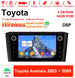 Android Autoradio für Toyota Avensis 2003-2009 mit Wireless CarPlay & Android Auto