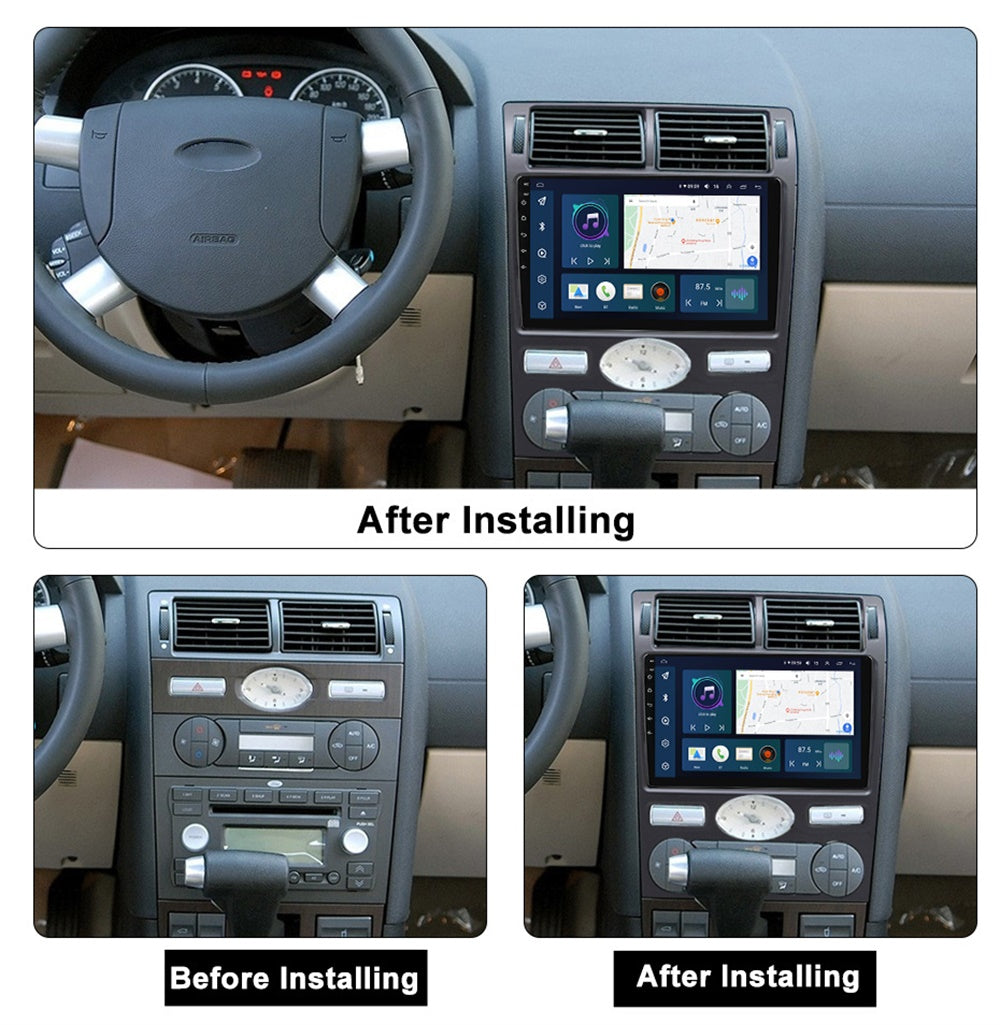 Android Autoradio für Ford Mondeo 2000-2007 mit Wireless CarPlay & Android Auto
