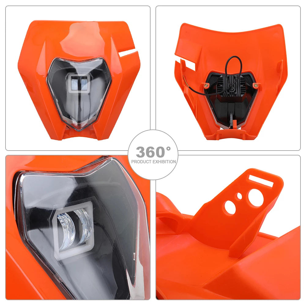 Motorrad Neue LED Scheinwerfer Scheinwerfer Kopf Lampe Licht Für KTM EXC EXCF SX SXF XC XCF XCW XCFW 125 150 250 300 350 450 530