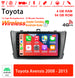 Android Autoradio für Toyota Avensis 2008-2015 mit Wireless CarPlay & Android Auto