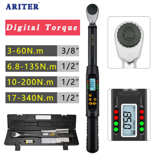 3/8 "1/2" digitaler Drehmoments chl üssel ell einstellbar hochpräzise Daten sparen Fahrrad Auto Fahrrad...
