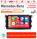Android Autoradio für Mercedes Benz Smart 2007-2015 mit Wireless CarPlay, Android Auto & DAB+