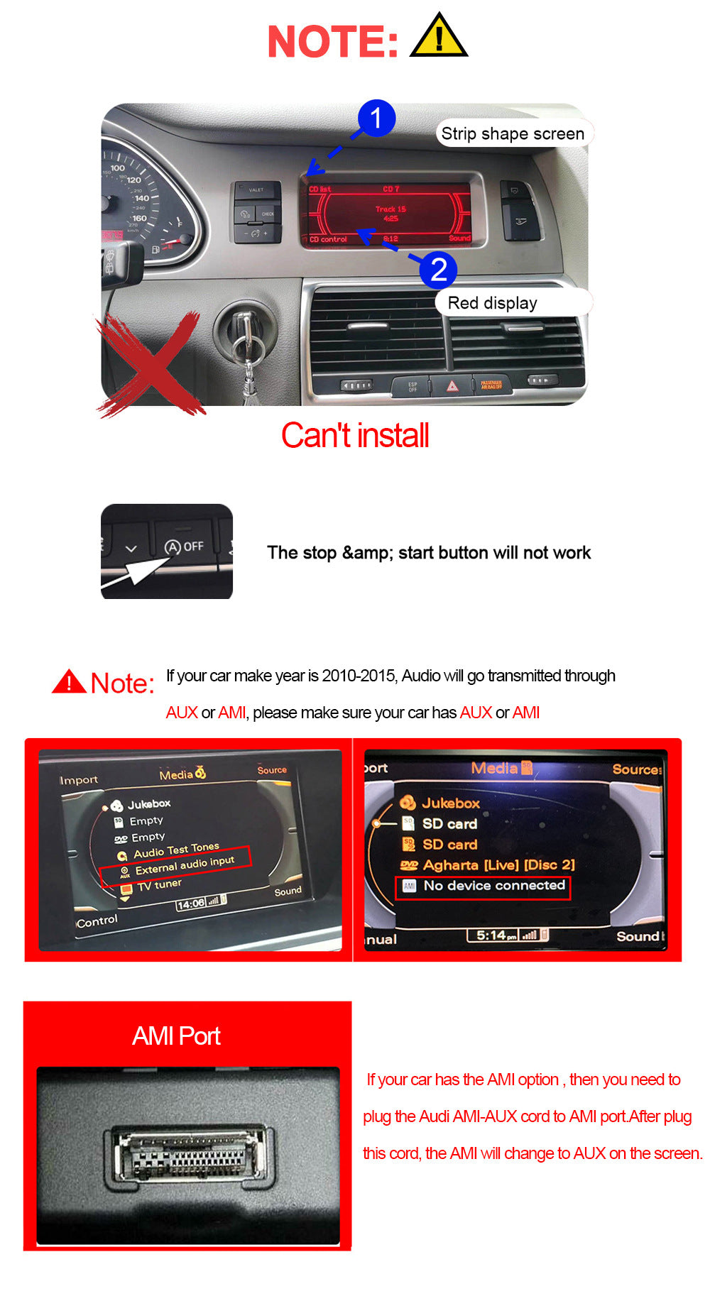 10.25 Zoll Android 13.0 Autoradio für Audi Q7 2005-2009 mit Wireless CarPlay & Android Auto