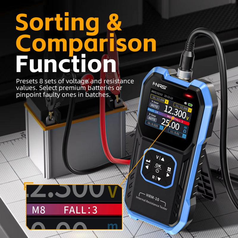 Fnirsi HRM-10 automotive tester, 18650 hohe präzision, ac lithium blei säure batterie spannung interne...