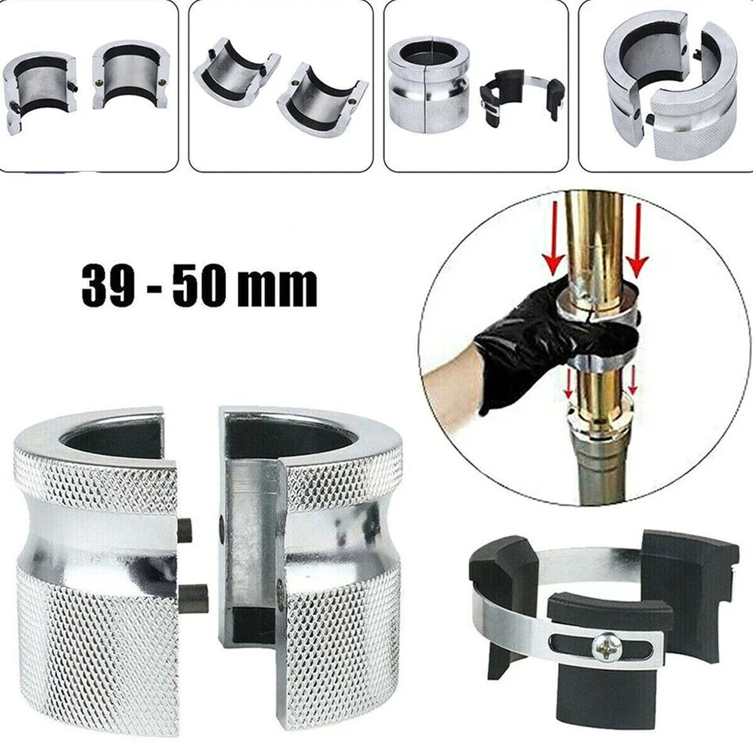 39mm-50mm Motorrad Gabel Dichtung Fahrer Werkzeug Einstellbare handheld entfernung Öl Dichtungen Installieren...