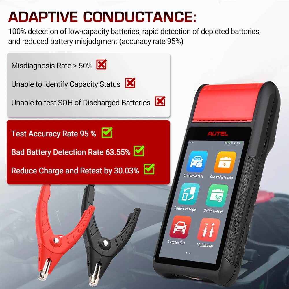 Autel BT608E Batterie- und Systemtester