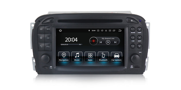 Android Autoradio für Mercedes Benz SL 2001-2007 mit Wireless CarPlay, Android Auto & DAB+