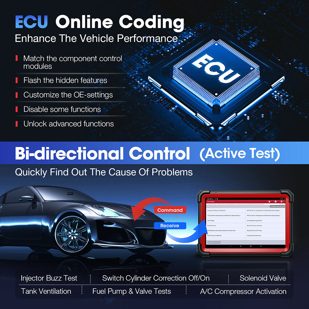 LAUNCH X431 PRO5 Diagnosegerät mit ECU Codierung & Vollsystemdiagnose