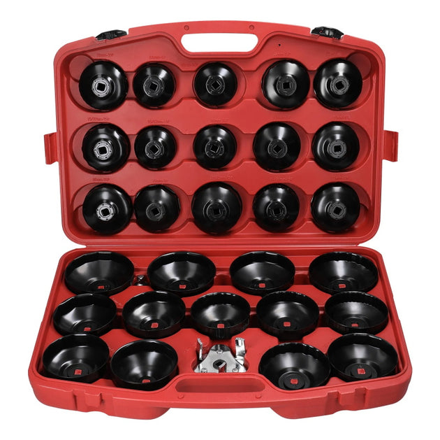 30Pcs Ölfilter Captype Entfernung Schraubenschlüssel-Sockel-Set