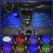 4 x RGB Auto Atmosphäre Lampe USB Umgebungslicht 12V