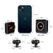 Ganzkörper wasserdichte Motorrad Kamera Recorder WiFi Dual 1080p Full HD Motorrad DVR Dash Cam schwarz GPS-Box Q3D 128G