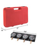 Vergaser Synchronizer mit 4 Manometern Synchro Vergaser Synchronizer Synchronizer Vergaser Auto Moto 4 Vergaser