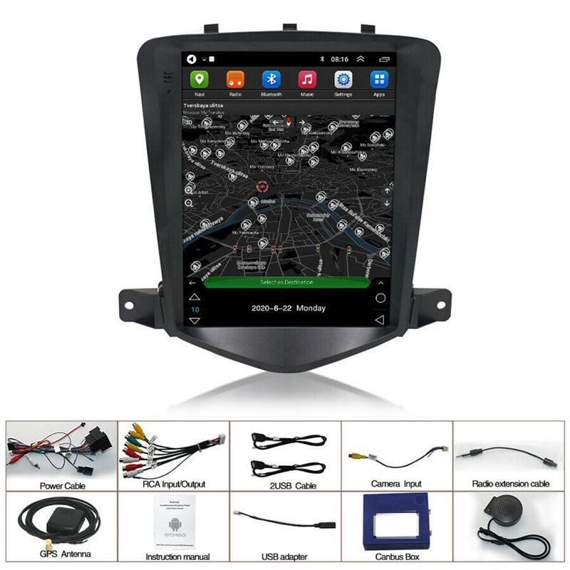 Android Autoradio für Chevrolet Cruze 2009-2014 mit Wireless CarPlay & Android Auto